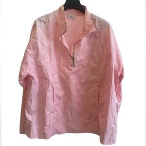 CLOSED - PINK ZIP PULLOVER